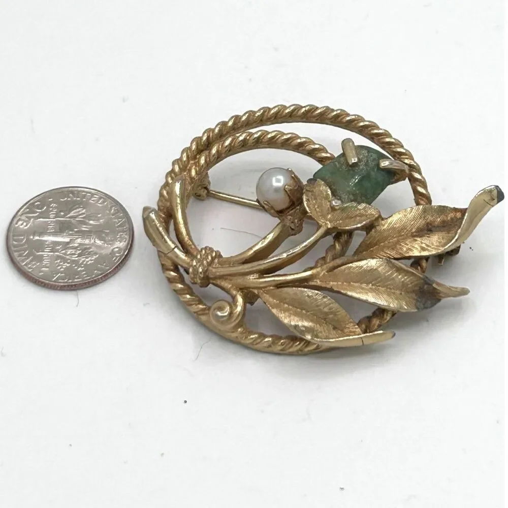 Vintage 1966 Sarah Coventry Gold Tone 